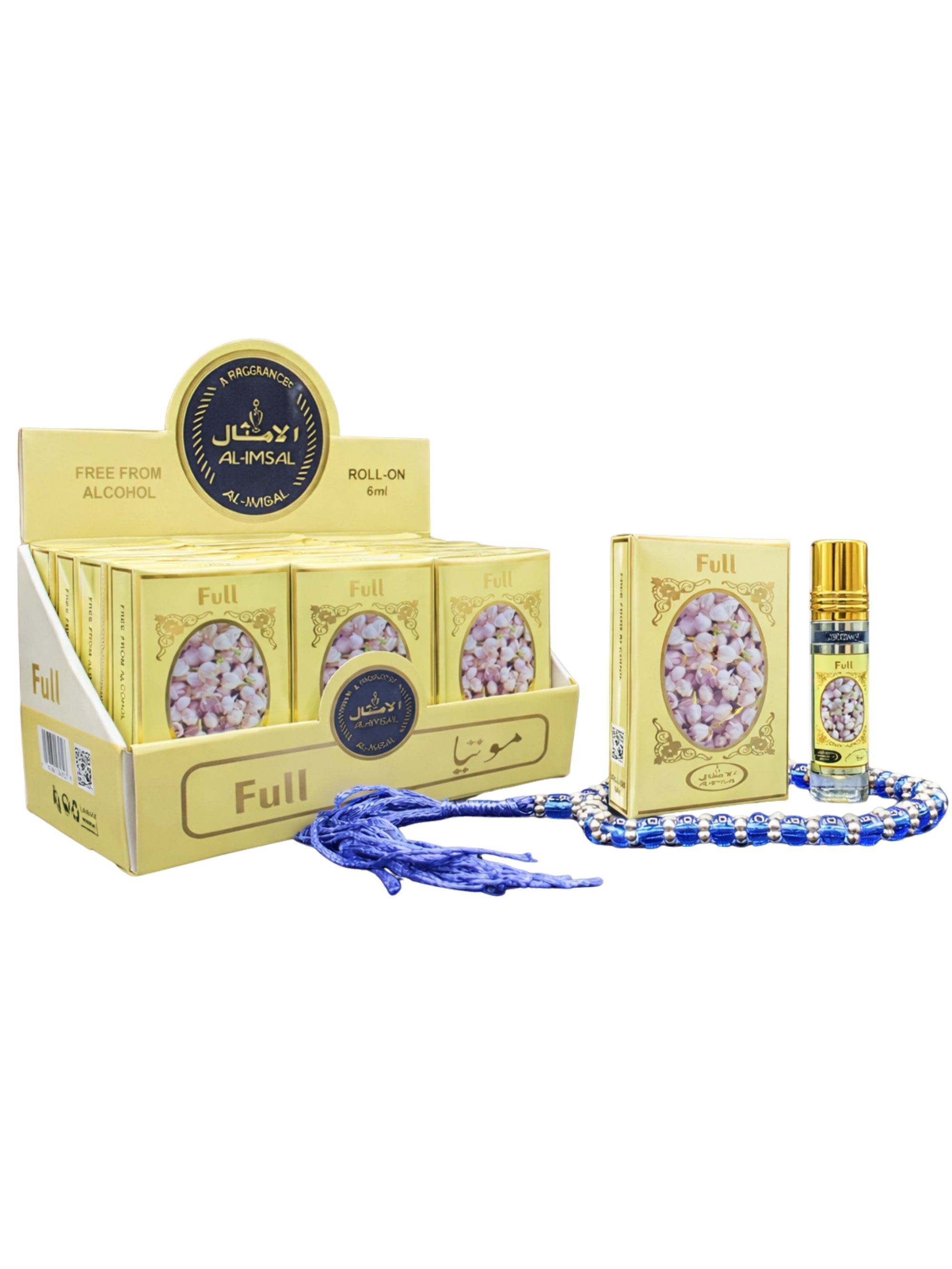 Full Pocket Attar 6ml Roll-On With Tasbeeh