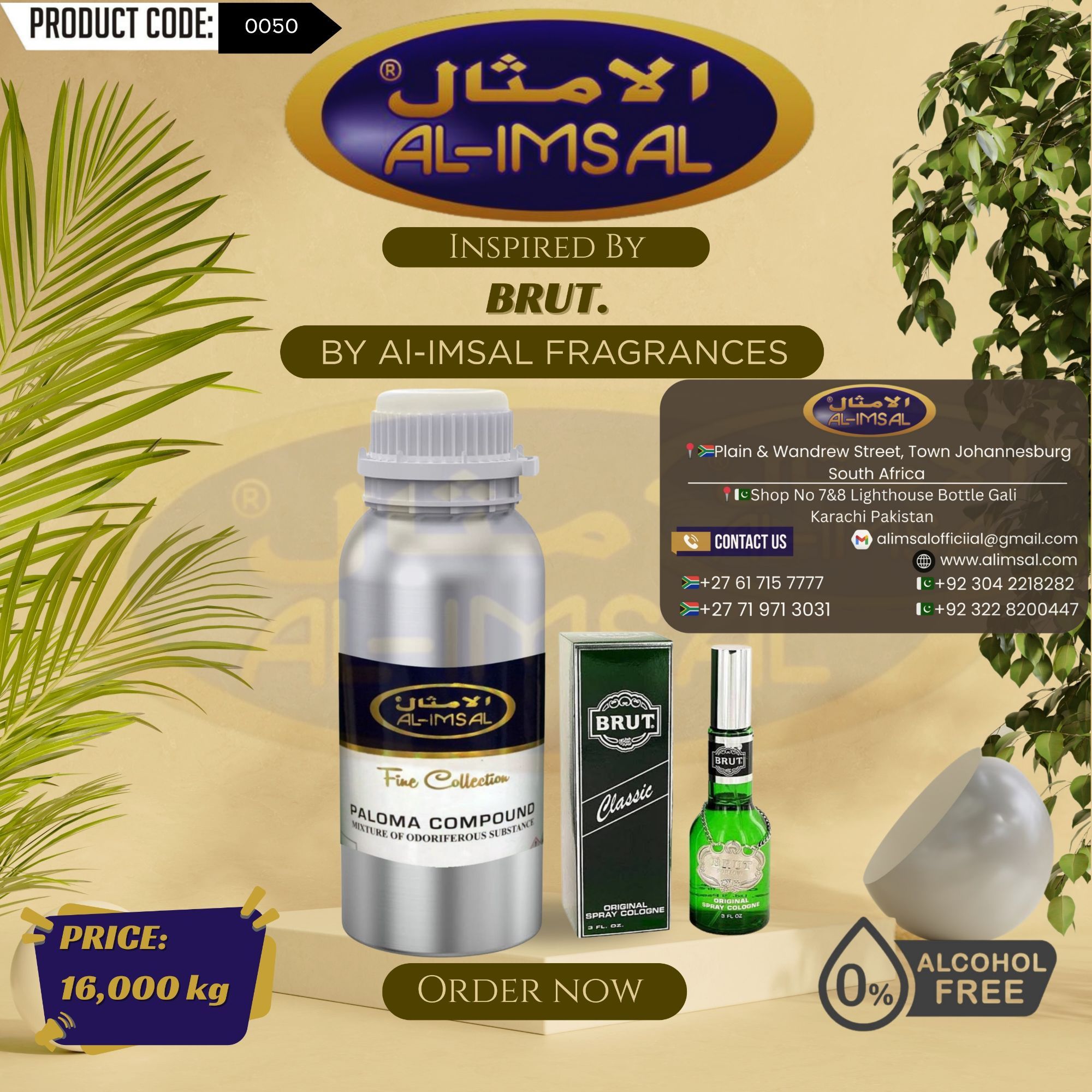 Inspired By Brut Perfume Oil