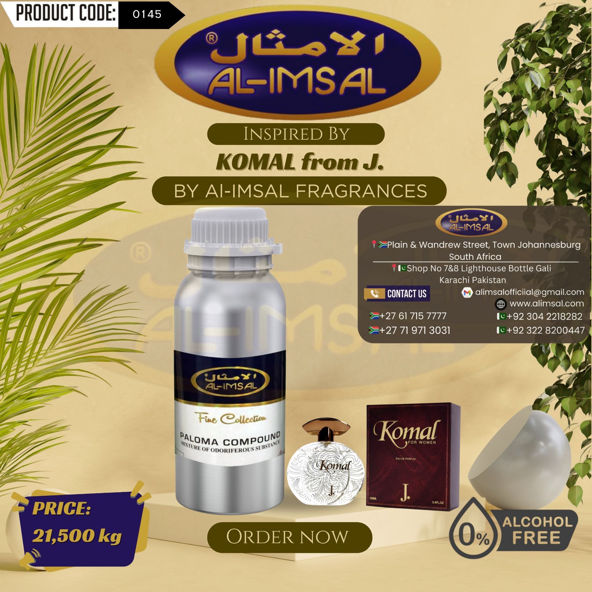 Inspired By Komal From J. Perfume Oil