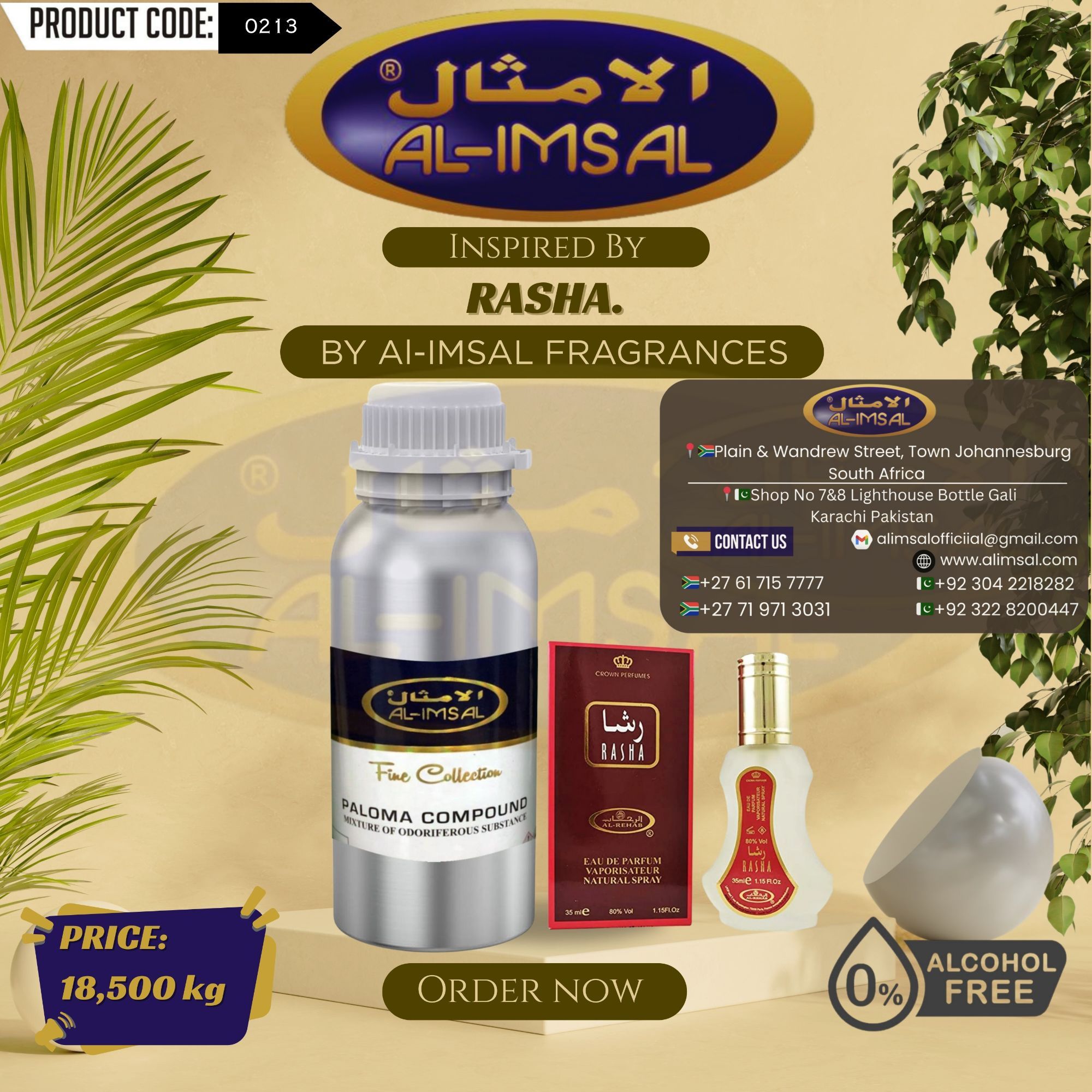 Inspired by Rasha Perfume Oil