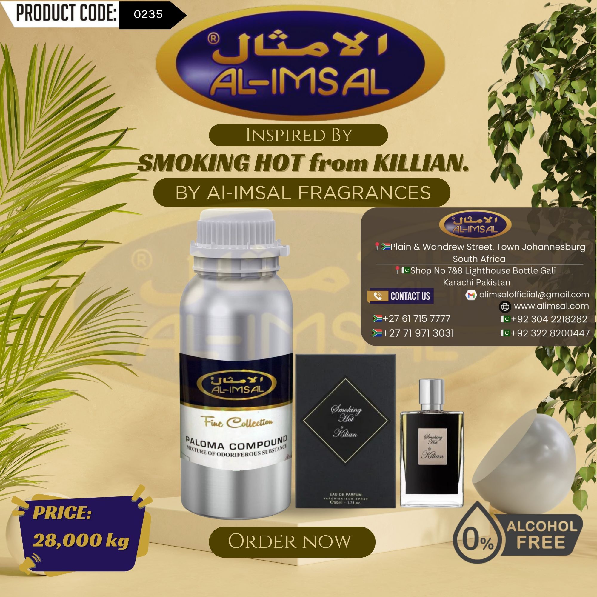 Inspired By Smoking Hot From Killian Perfume Oil