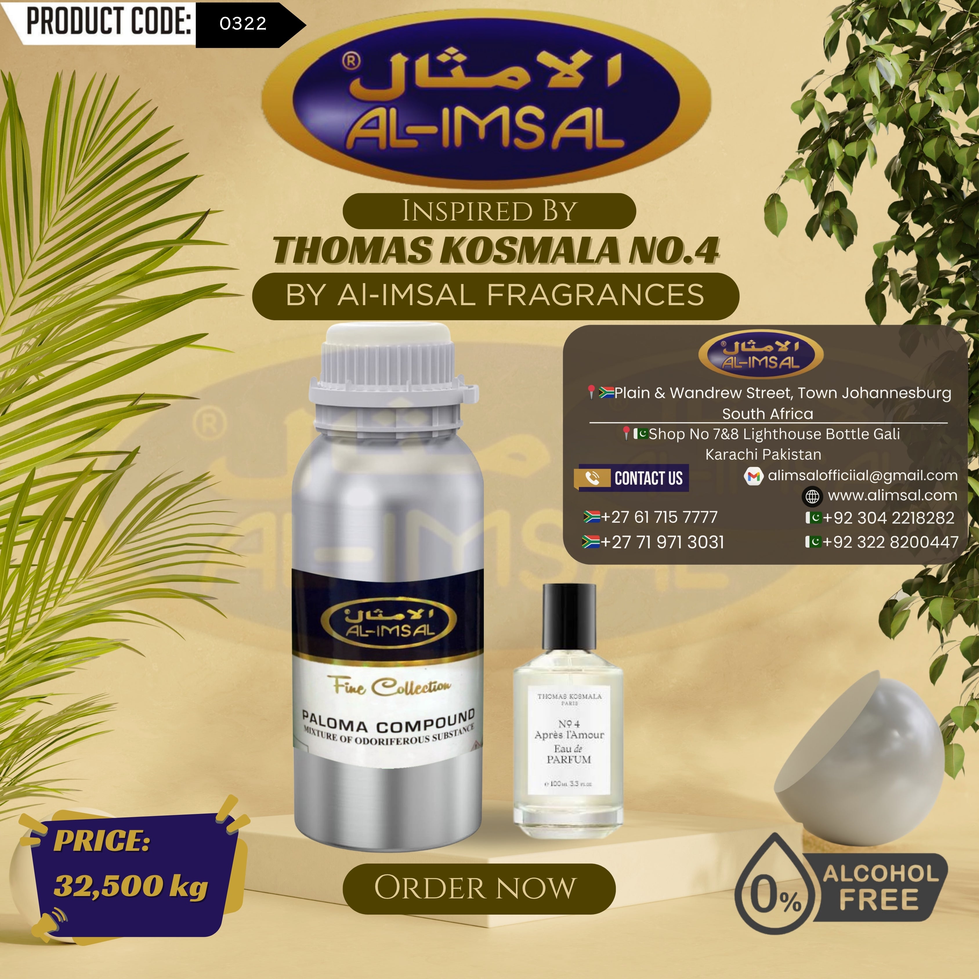 Inspired by Thomas Kosmala No. 4 Perfume Oil