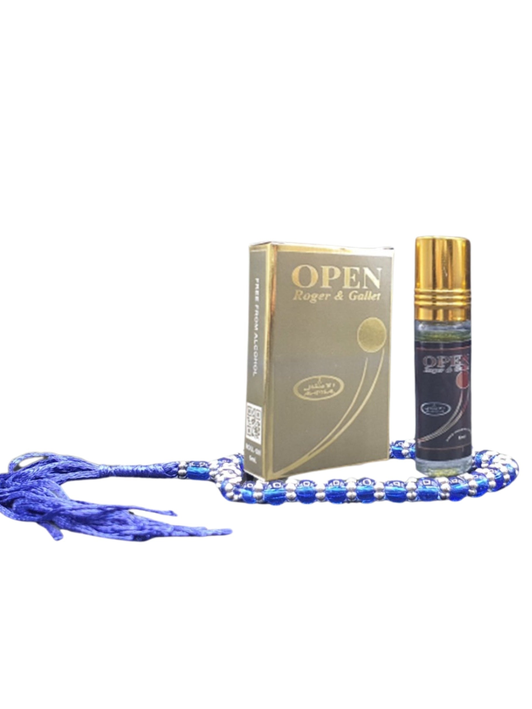 Open Pocket Attar 6ml Roll-On With Tasbeeh