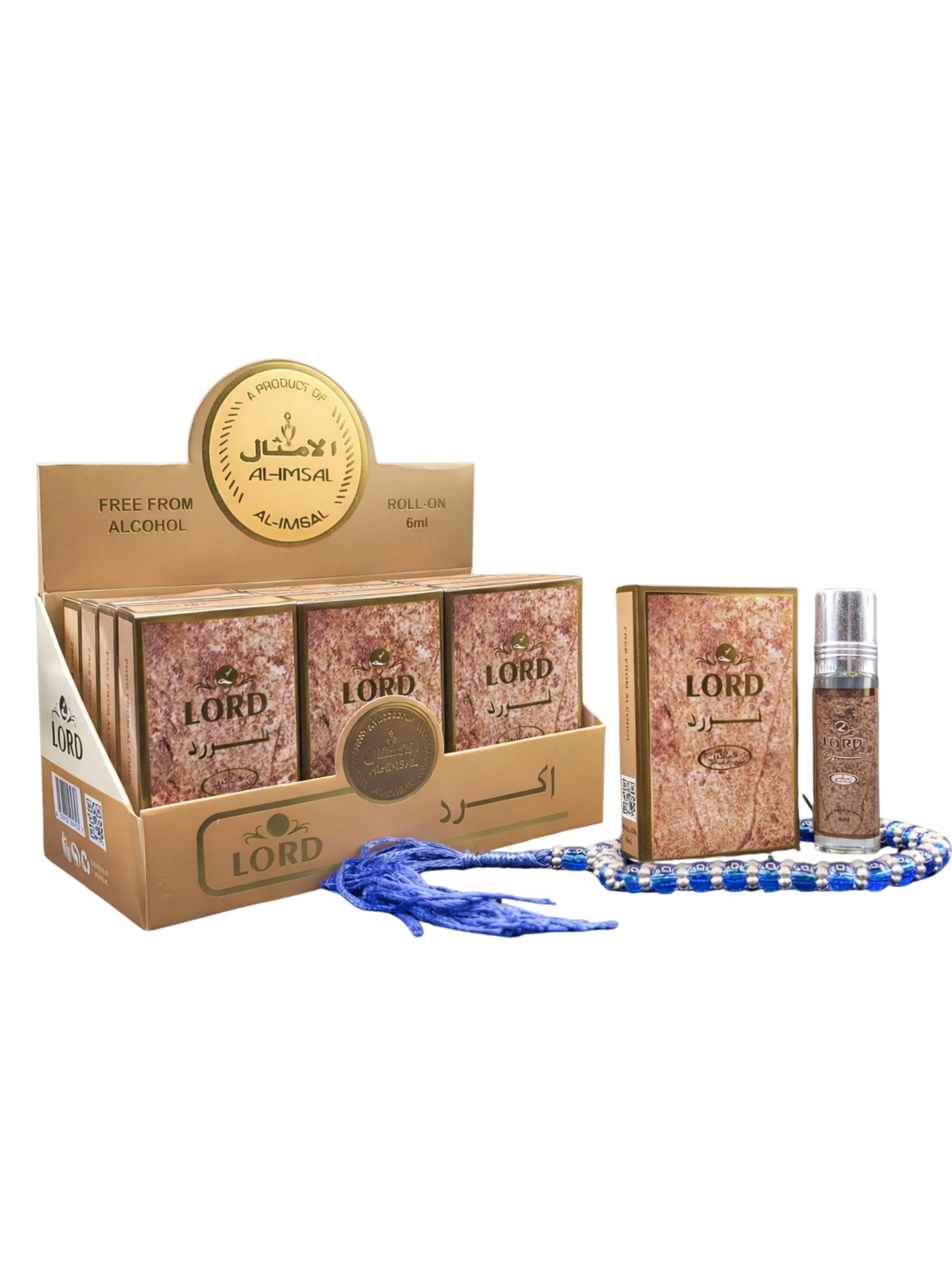 Lord Pocket Attar 6ml Roll-On With Tasbeeh