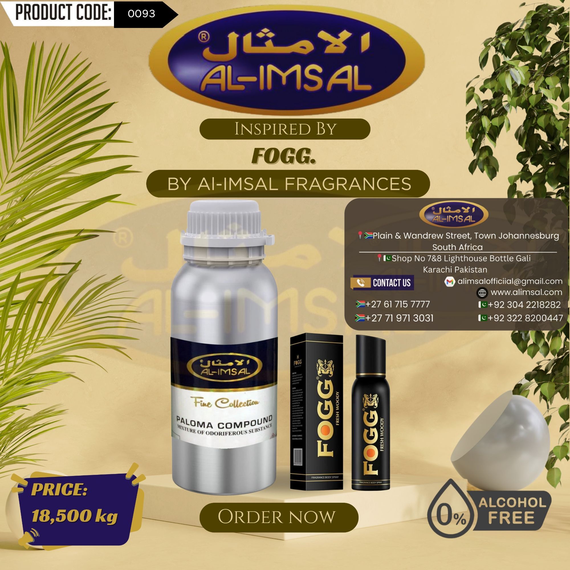 Inspired By Fogg Perfume Oil